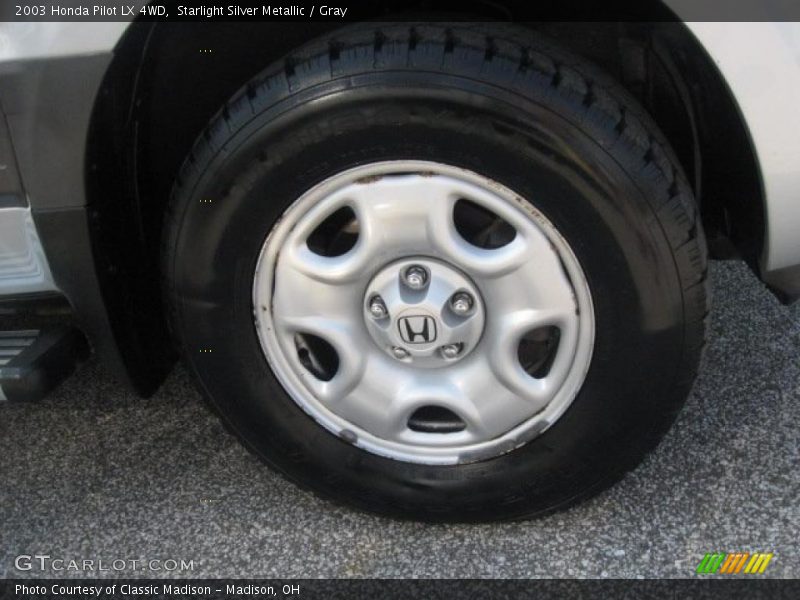 Starlight Silver Metallic / Gray 2003 Honda Pilot LX 4WD