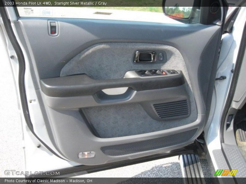Starlight Silver Metallic / Gray 2003 Honda Pilot LX 4WD