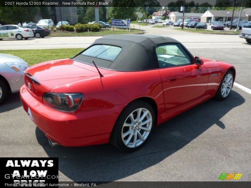 New Formula Red / Black 2007 Honda S2000 Roadster