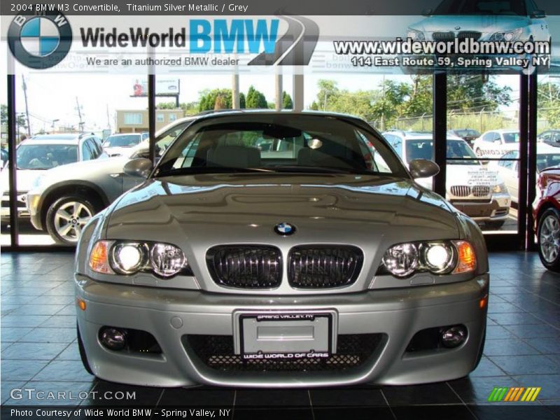 Titanium Silver Metallic / Grey 2004 BMW M3 Convertible