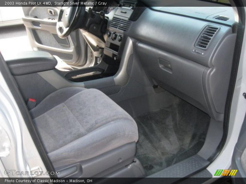 Starlight Silver Metallic / Gray 2003 Honda Pilot LX 4WD