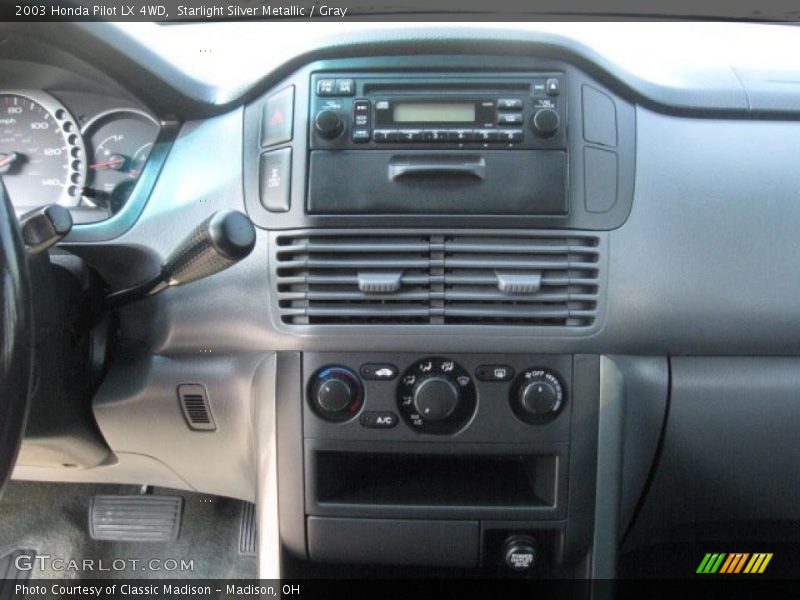 Starlight Silver Metallic / Gray 2003 Honda Pilot LX 4WD