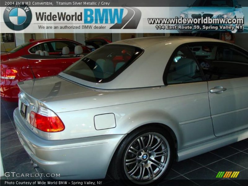 Titanium Silver Metallic / Grey 2004 BMW M3 Convertible