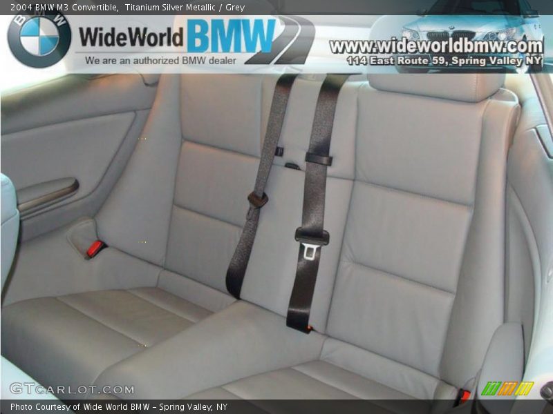 Titanium Silver Metallic / Grey 2004 BMW M3 Convertible