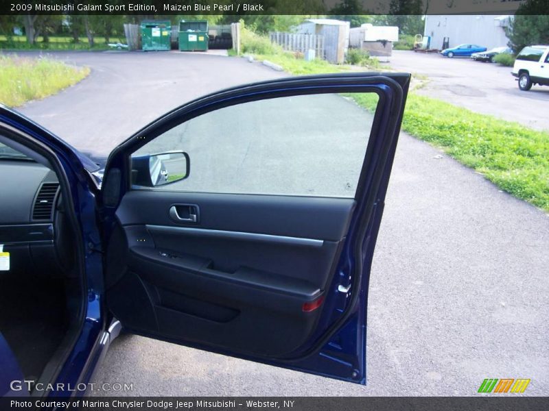 Maizen Blue Pearl / Black 2009 Mitsubishi Galant Sport Edition