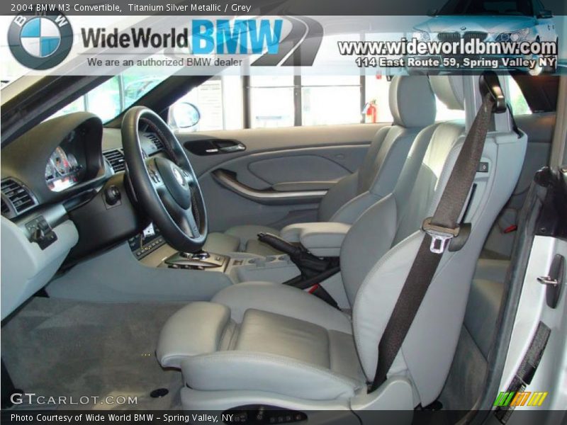 Titanium Silver Metallic / Grey 2004 BMW M3 Convertible