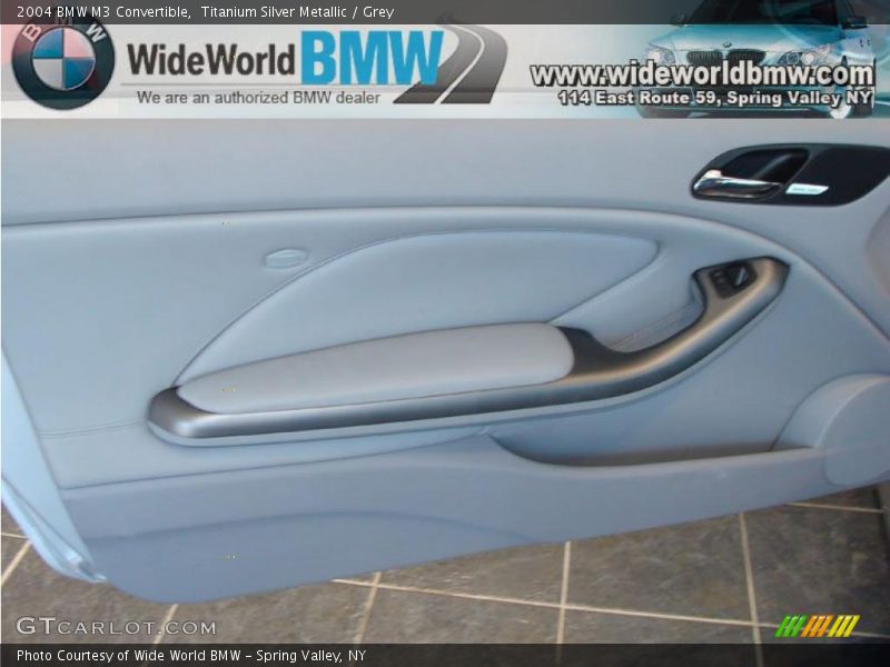 Titanium Silver Metallic / Grey 2004 BMW M3 Convertible