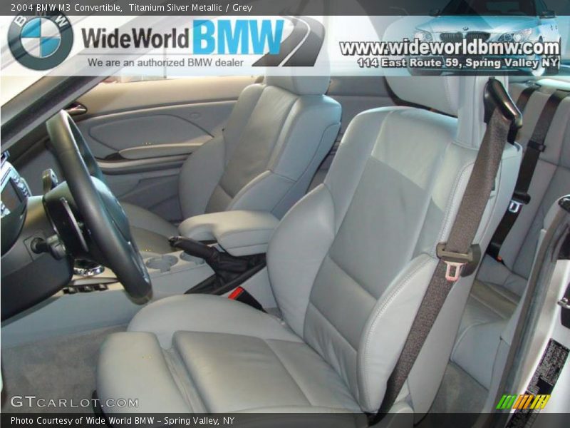 Titanium Silver Metallic / Grey 2004 BMW M3 Convertible