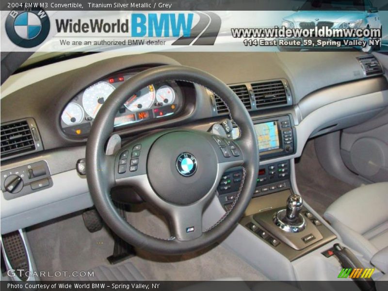 Titanium Silver Metallic / Grey 2004 BMW M3 Convertible