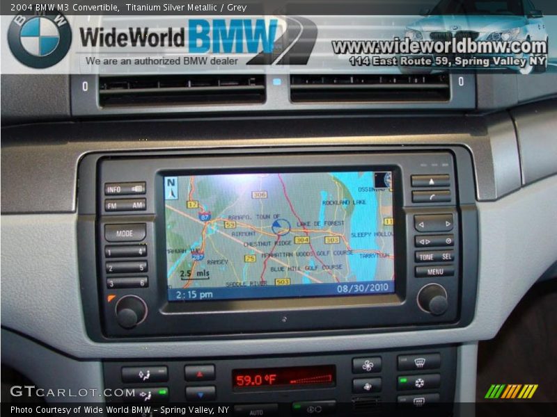 Titanium Silver Metallic / Grey 2004 BMW M3 Convertible