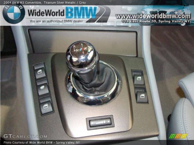 Titanium Silver Metallic / Grey 2004 BMW M3 Convertible