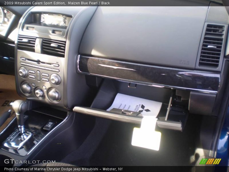 Maizen Blue Pearl / Black 2009 Mitsubishi Galant Sport Edition