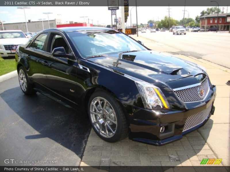 Black Raven / Ebony 2011 Cadillac CTS -V Sedan