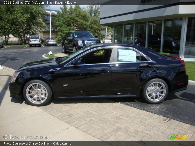 Black Raven / Ebony 2011 Cadillac CTS -V Sedan
