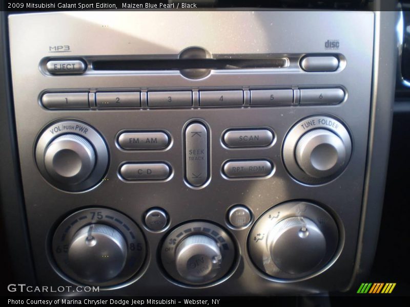 Maizen Blue Pearl / Black 2009 Mitsubishi Galant Sport Edition