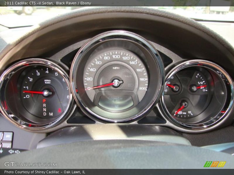 Black Raven / Ebony 2011 Cadillac CTS -V Sedan