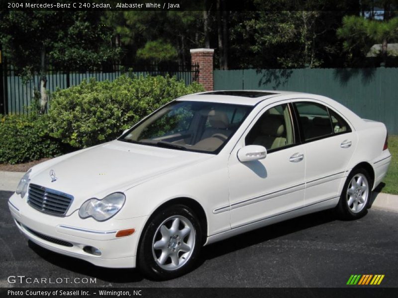 Alabaster White / Java 2004 Mercedes-Benz C 240 Sedan