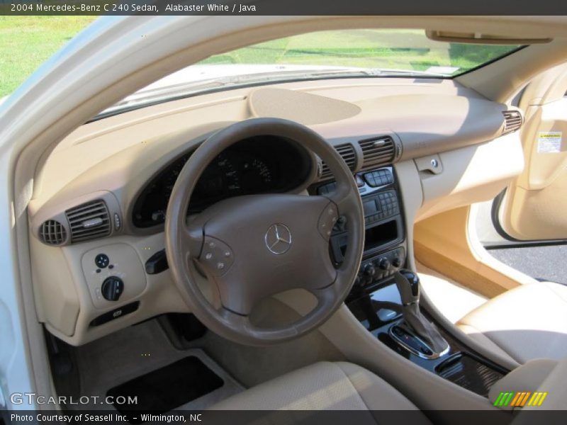 Alabaster White / Java 2004 Mercedes-Benz C 240 Sedan