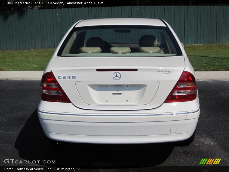 Alabaster White / Java 2004 Mercedes-Benz C 240 Sedan