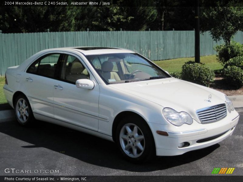 Alabaster White / Java 2004 Mercedes-Benz C 240 Sedan