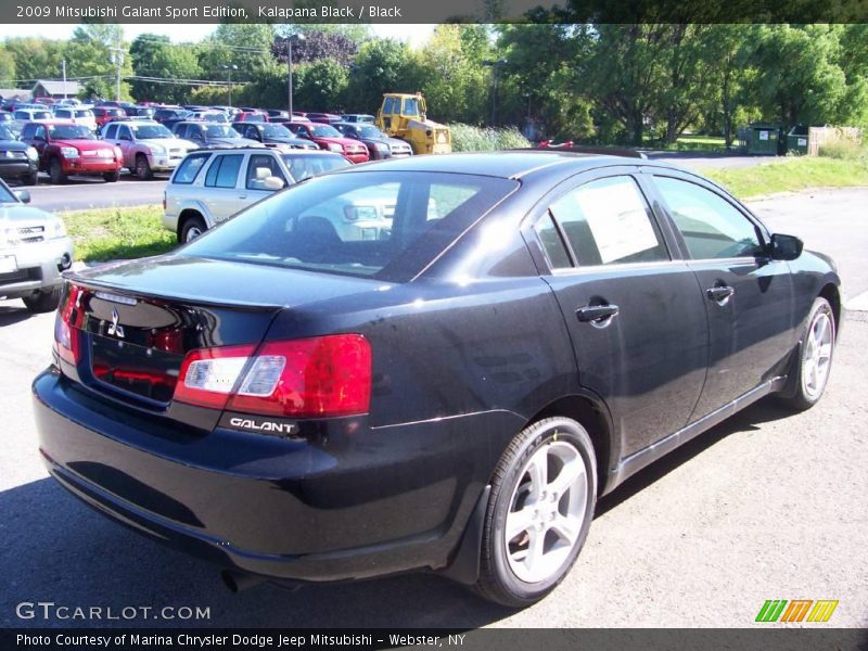 Kalapana Black / Black 2009 Mitsubishi Galant Sport Edition