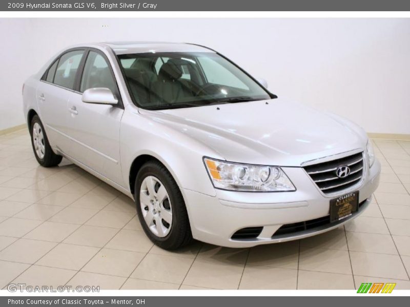 Bright Silver / Gray 2009 Hyundai Sonata GLS V6