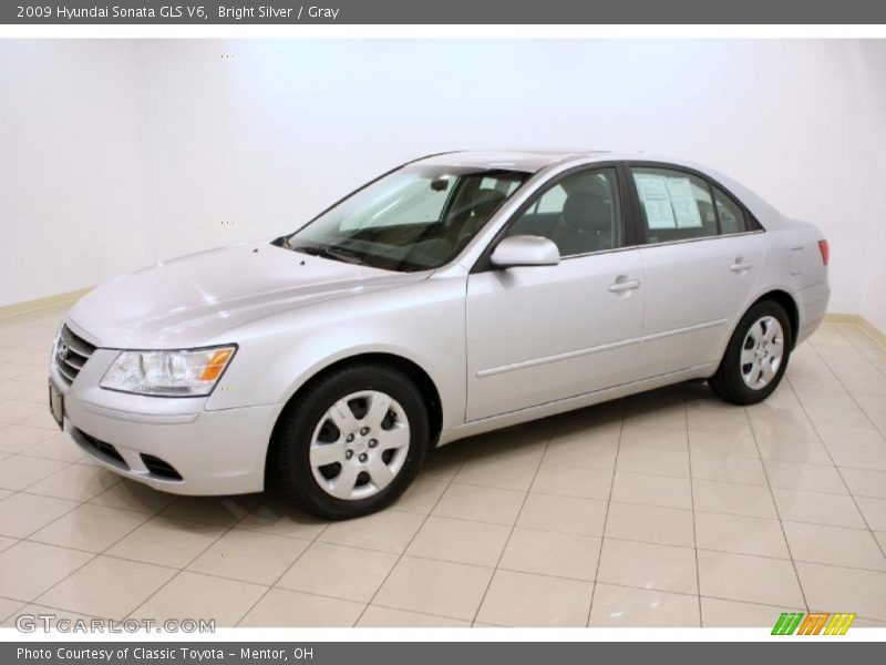 Bright Silver / Gray 2009 Hyundai Sonata GLS V6