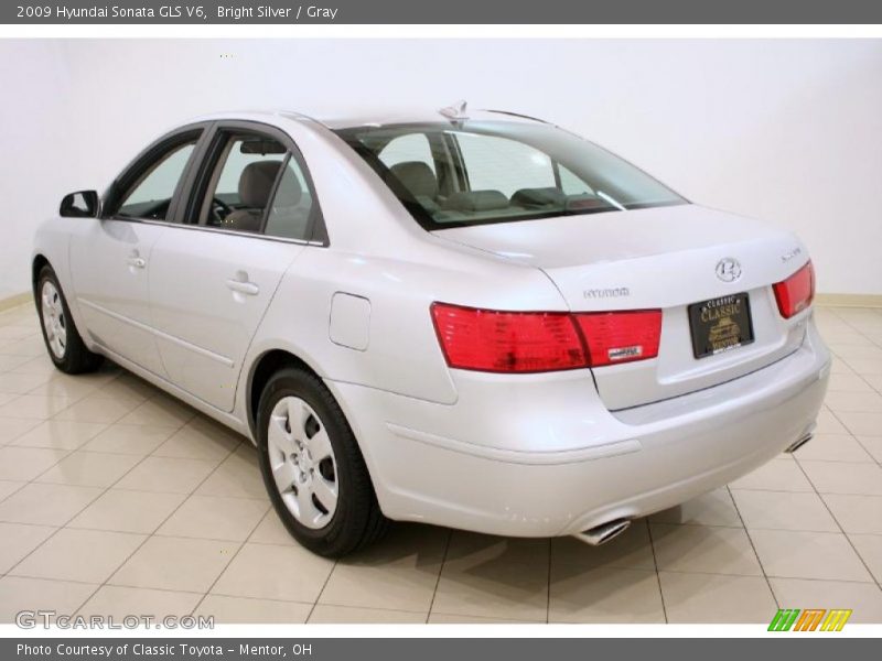 Bright Silver / Gray 2009 Hyundai Sonata GLS V6