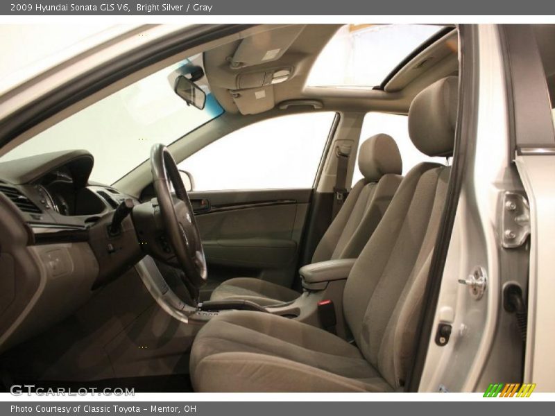 Bright Silver / Gray 2009 Hyundai Sonata GLS V6