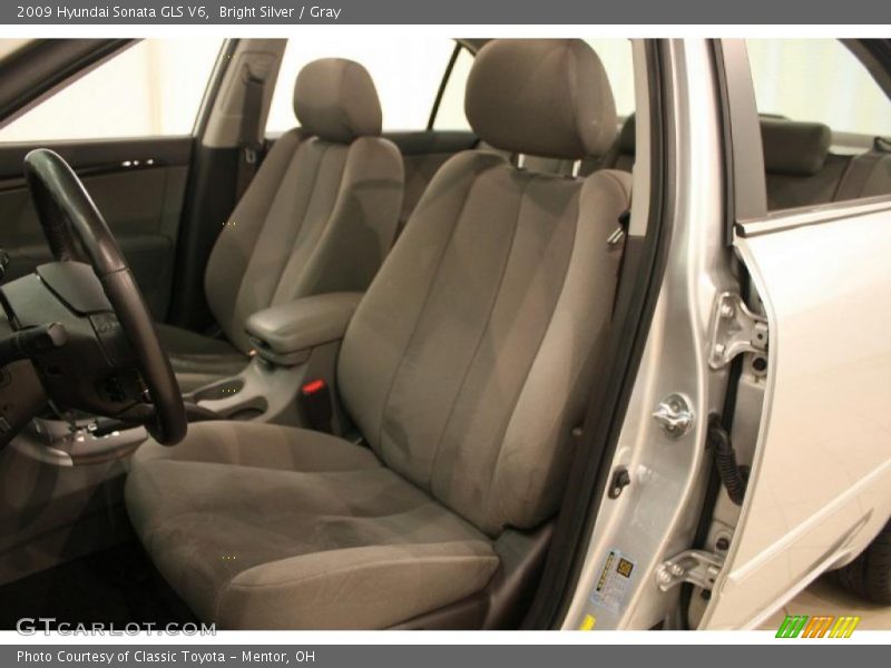 Bright Silver / Gray 2009 Hyundai Sonata GLS V6