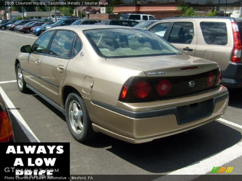 Sandstone Metallic / Neutral Beige 2005 Chevrolet Impala
