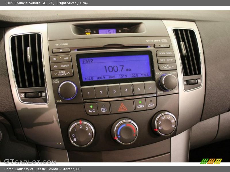 Bright Silver / Gray 2009 Hyundai Sonata GLS V6