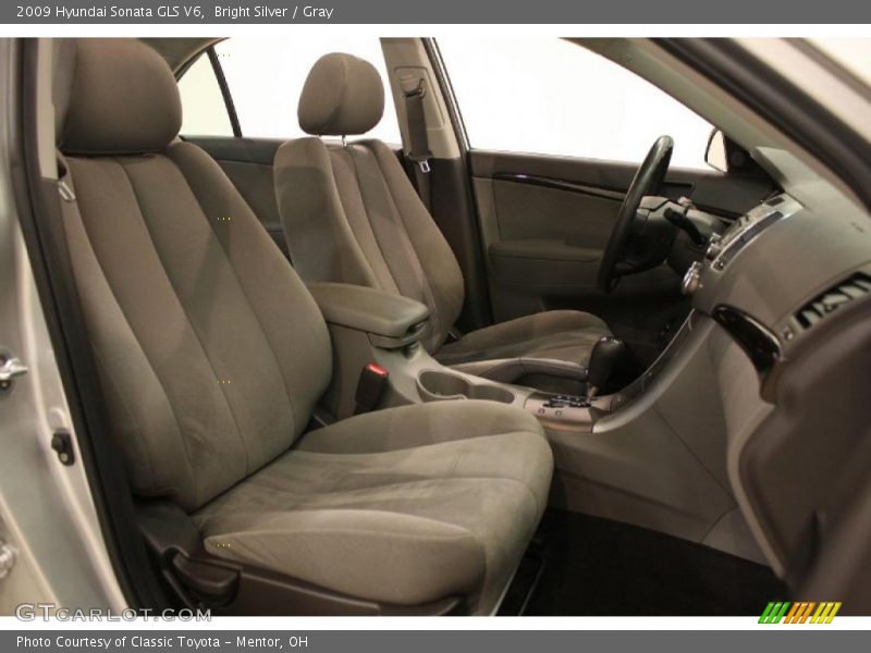 Bright Silver / Gray 2009 Hyundai Sonata GLS V6