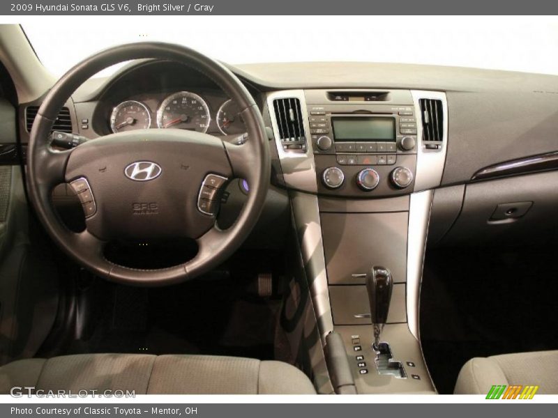Bright Silver / Gray 2009 Hyundai Sonata GLS V6