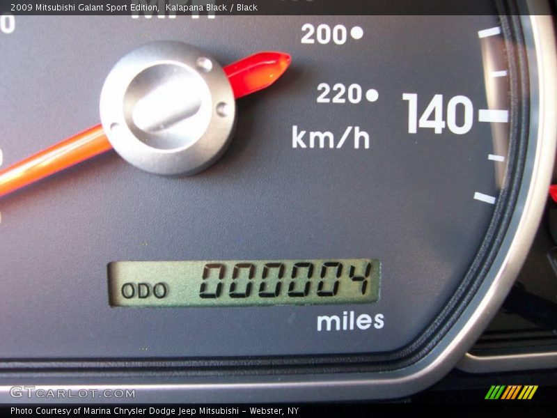 Kalapana Black / Black 2009 Mitsubishi Galant Sport Edition
