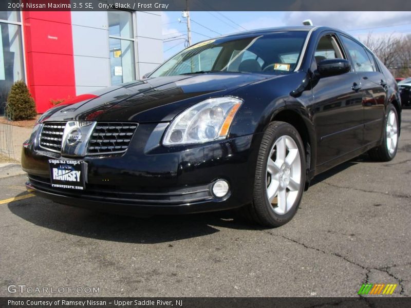 Onyx Black / Frost Gray 2004 Nissan Maxima 3.5 SE