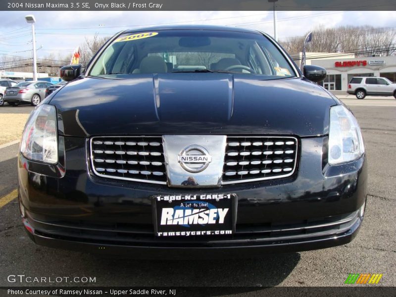Onyx Black / Frost Gray 2004 Nissan Maxima 3.5 SE
