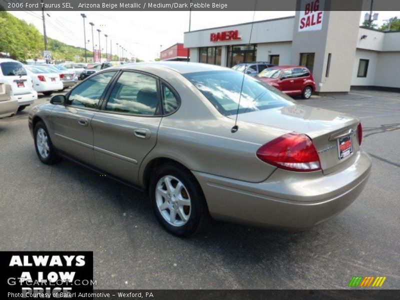 Arizona Beige Metallic / Medium/Dark Pebble Beige 2006 Ford Taurus SEL