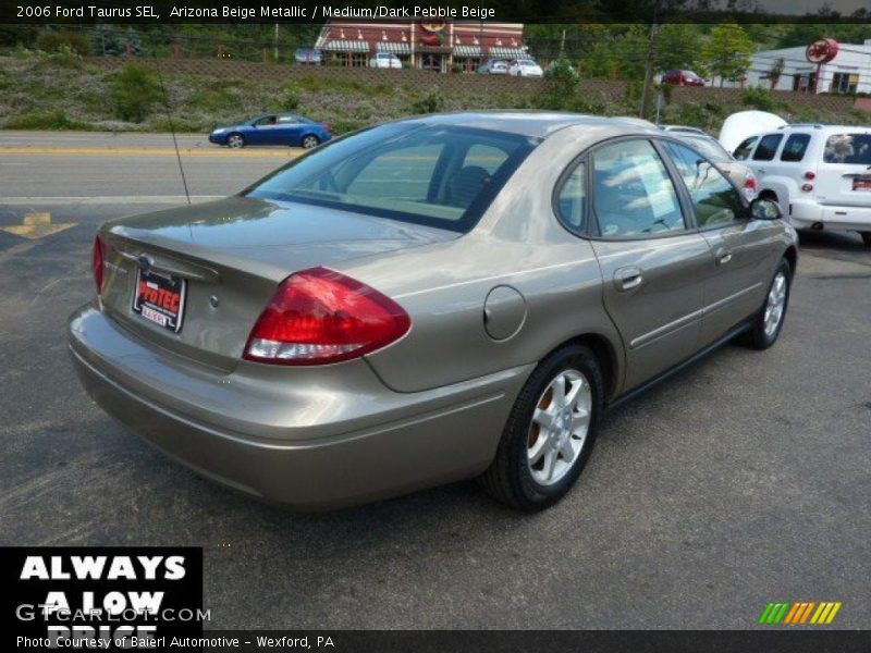 Arizona Beige Metallic / Medium/Dark Pebble Beige 2006 Ford Taurus SEL