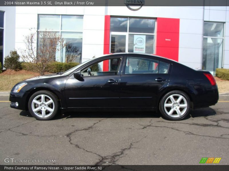 Onyx Black / Frost Gray 2004 Nissan Maxima 3.5 SE