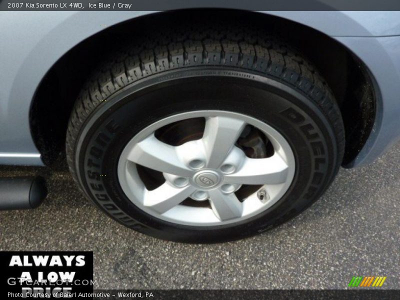 Ice Blue / Gray 2007 Kia Sorento LX 4WD