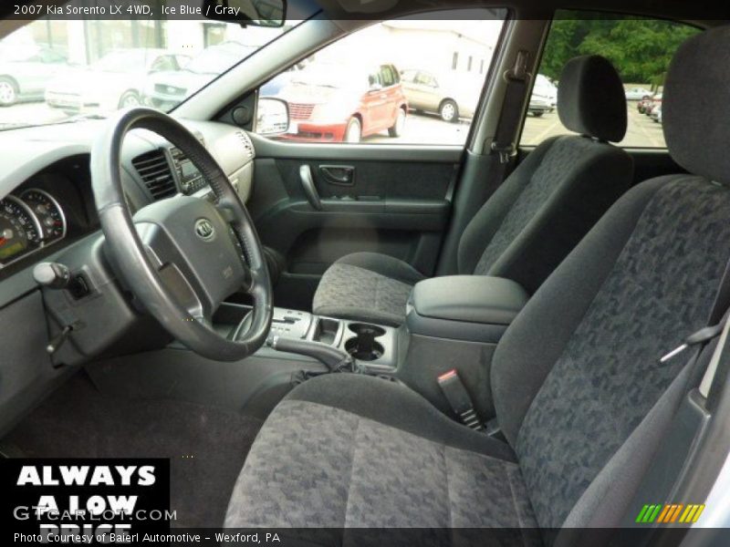 Ice Blue / Gray 2007 Kia Sorento LX 4WD
