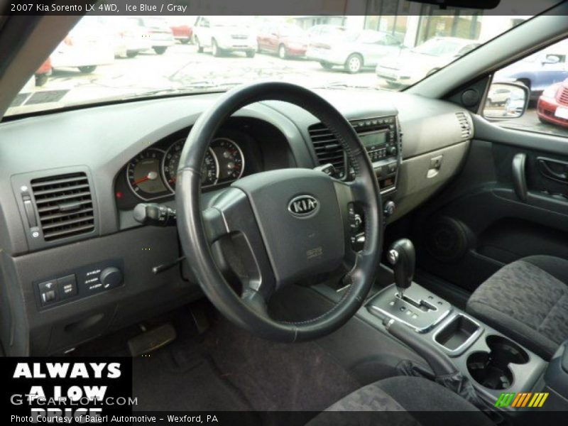 Ice Blue / Gray 2007 Kia Sorento LX 4WD