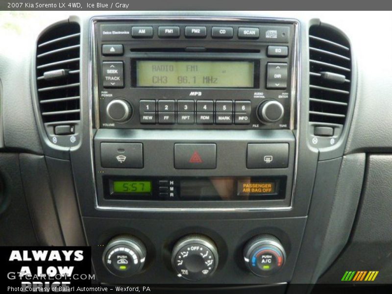 Ice Blue / Gray 2007 Kia Sorento LX 4WD