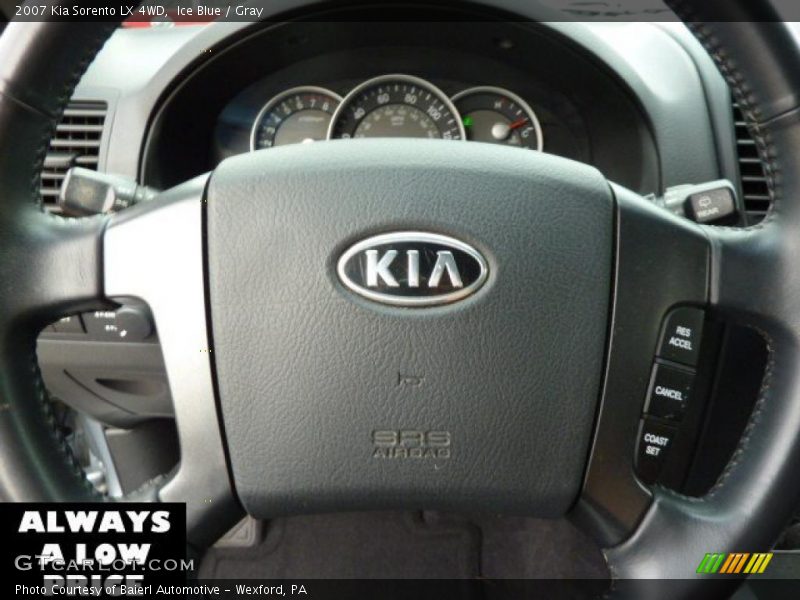 Ice Blue / Gray 2007 Kia Sorento LX 4WD