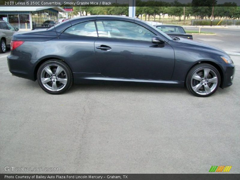 Smoky Granite Mica / Black 2010 Lexus IS 350C Convertible