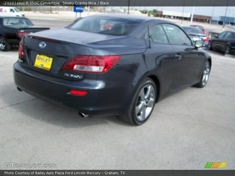 Smoky Granite Mica / Black 2010 Lexus IS 350C Convertible