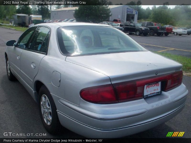 Sterling Silver Metallic / Medium Gray 2002 Buick Regal LS