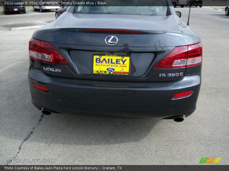 Smoky Granite Mica / Black 2010 Lexus IS 350C Convertible
