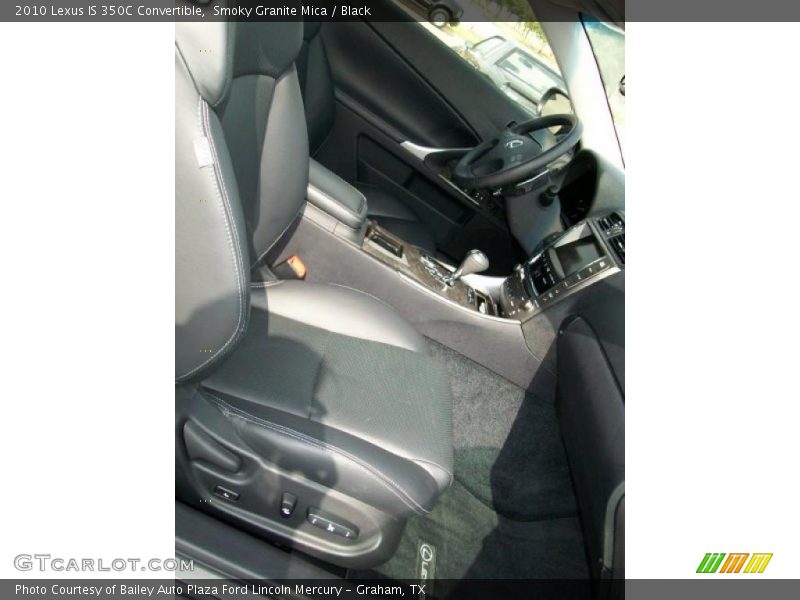 Smoky Granite Mica / Black 2010 Lexus IS 350C Convertible